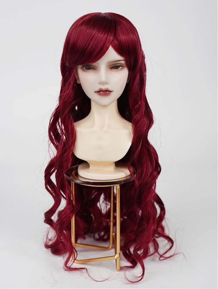 

BJD wig soft silk 1/3 1/4 Bangs hair blank spot SD wig doll accessories