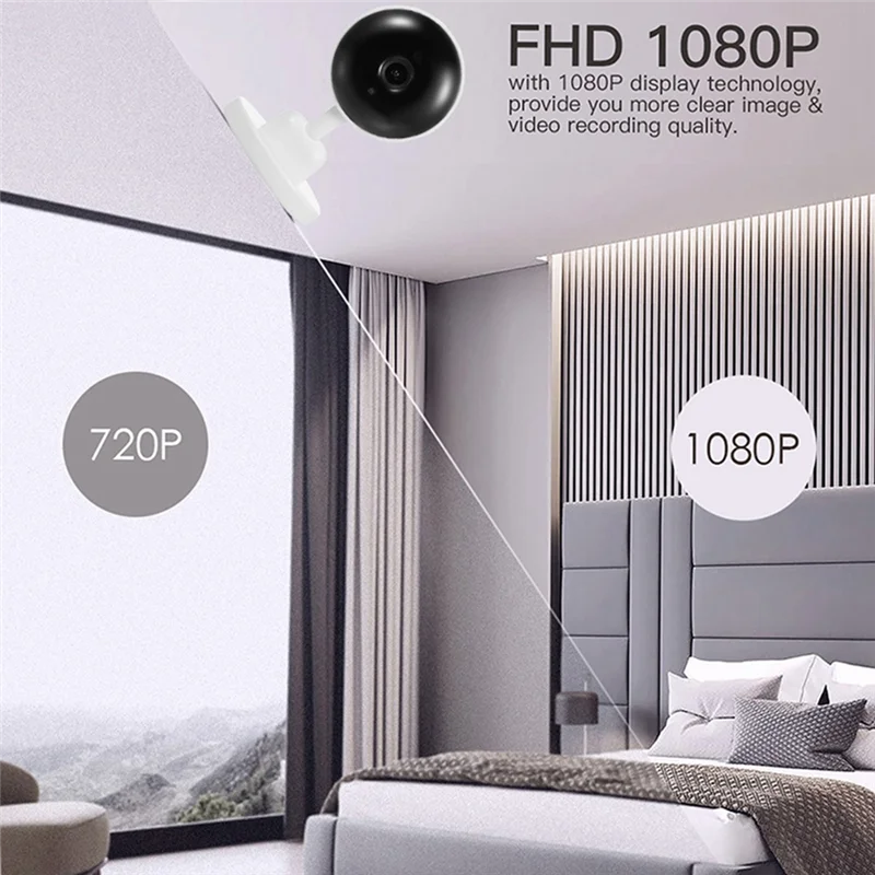 Hot sale Indoor Wifi Tuya Camera, Baby Monitor, Smart Life Home Security Wireless Mini Camera, IP CCTV, Two Way Audio EU Plug