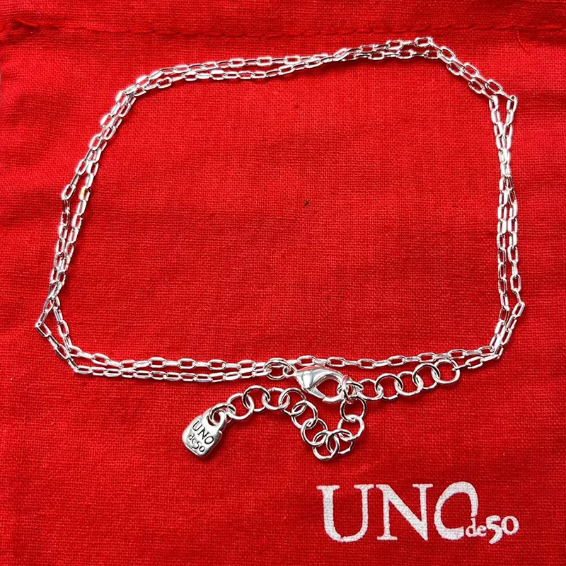 

2023 UNOde50 New Spanish Bestselling Creative Fashion Simple Exquisite DIY Necklace Women's Romantic Jewelry Gift Bag