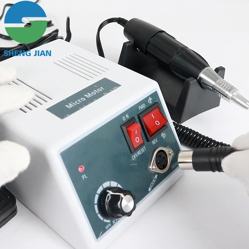 Micro-moteur électrique Polisseur N3 – 0-35 000 Tr/min, 65 W, Pédale Incluse, Pour Polissage Et Ponçage