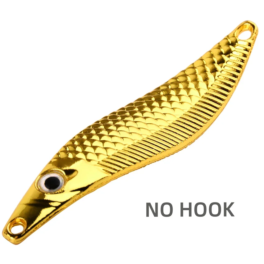 Premium Metal VIB Leech Spinners: Trout Fishing Lures for Night & Saltwater Trolling