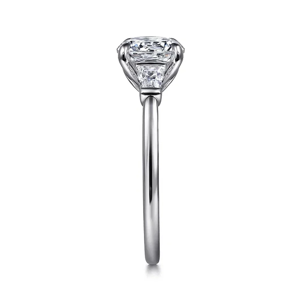 Rundschliff-Diamant-Verlobungsring IGI-zertifiziert 2CT Hauptstein Laborgezüchteter Diamant DEF VS-VVS Platin 950 Ring für Damen – Detail 8
