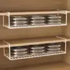Simple Partition Shoe Tray Multi-Purpose Cabinet Shoes Shelves Space-saving Folding Shoe Storage Rack Under Shoe Rack 5