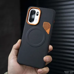 360° Rotating Stand Case with Frosted PU Leather and Metal Button Lens Ring - Shockproof Protection for OnePlus Ace 6 (Black  magnetic)
