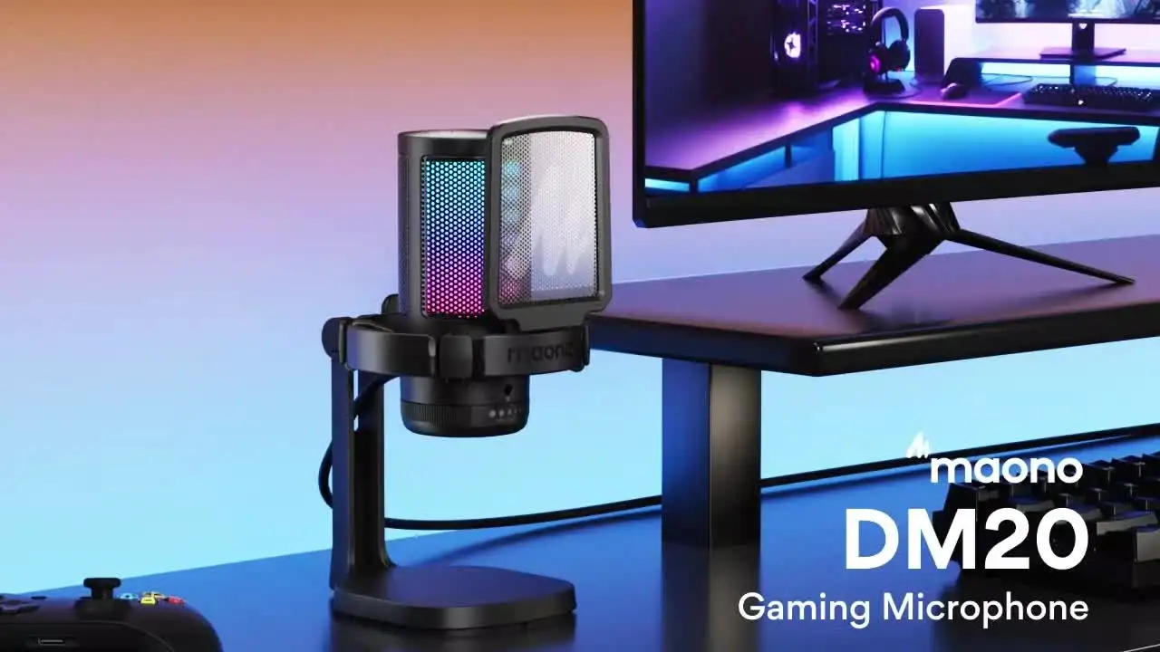 MAONO DGM20 RGB USB Condenser Gaming Microphone Are you ready to take your gaming experience to the next level? The MAONO DGM20 RGB USB Condenser Gaming Microphone is here to revolutionize your