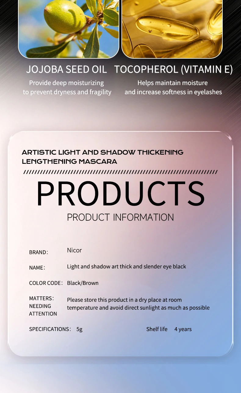 Mascara 3D Black Brown Lash