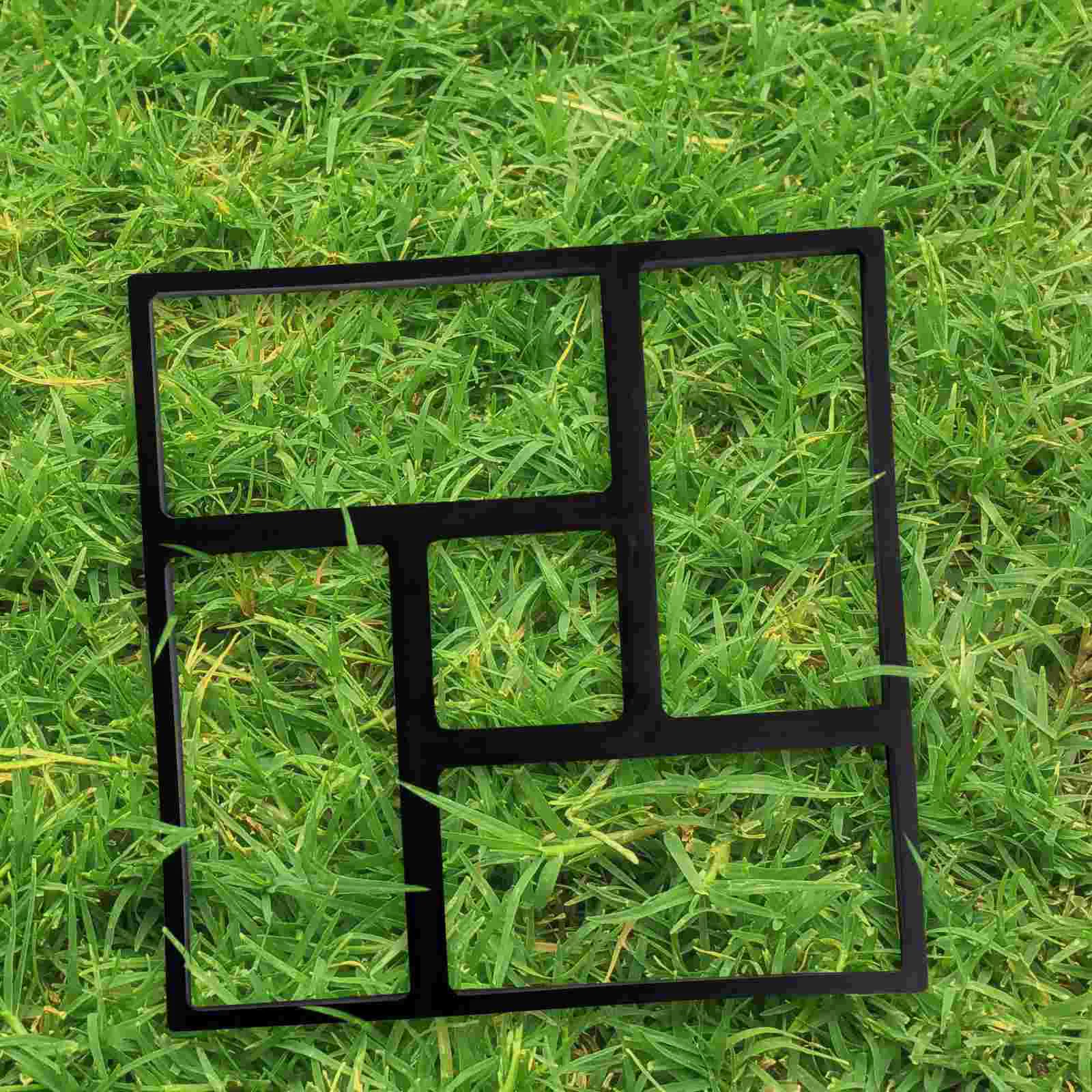 Plastic Reusable Path Maker Diy Pavement Mold Concrete Die Floor Tile Mould Paving Mould Garden Supplies Decorative Pebbles