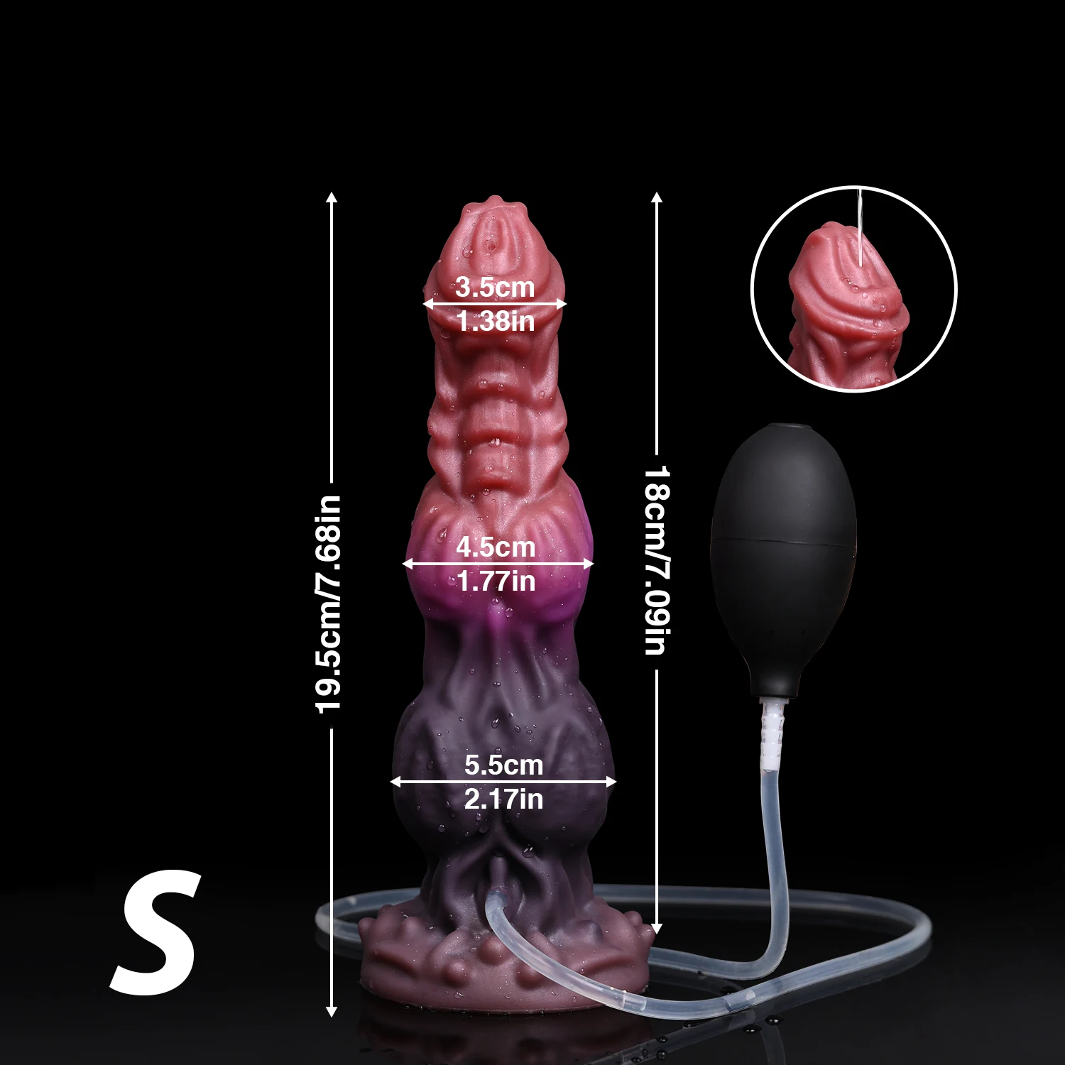 Fantasy Squirting Monster Dildos with Pump G-Point Simulted Ejaculation Silicone Penis Vagina Massager Muturbating Sex Toys 18+