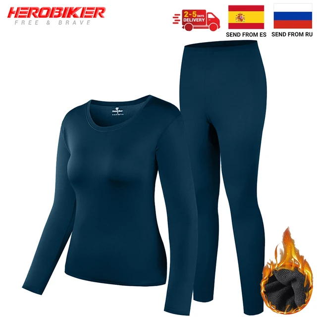 Thermal Underwear Men Women Fleece Lined Thermal Shirt Male First