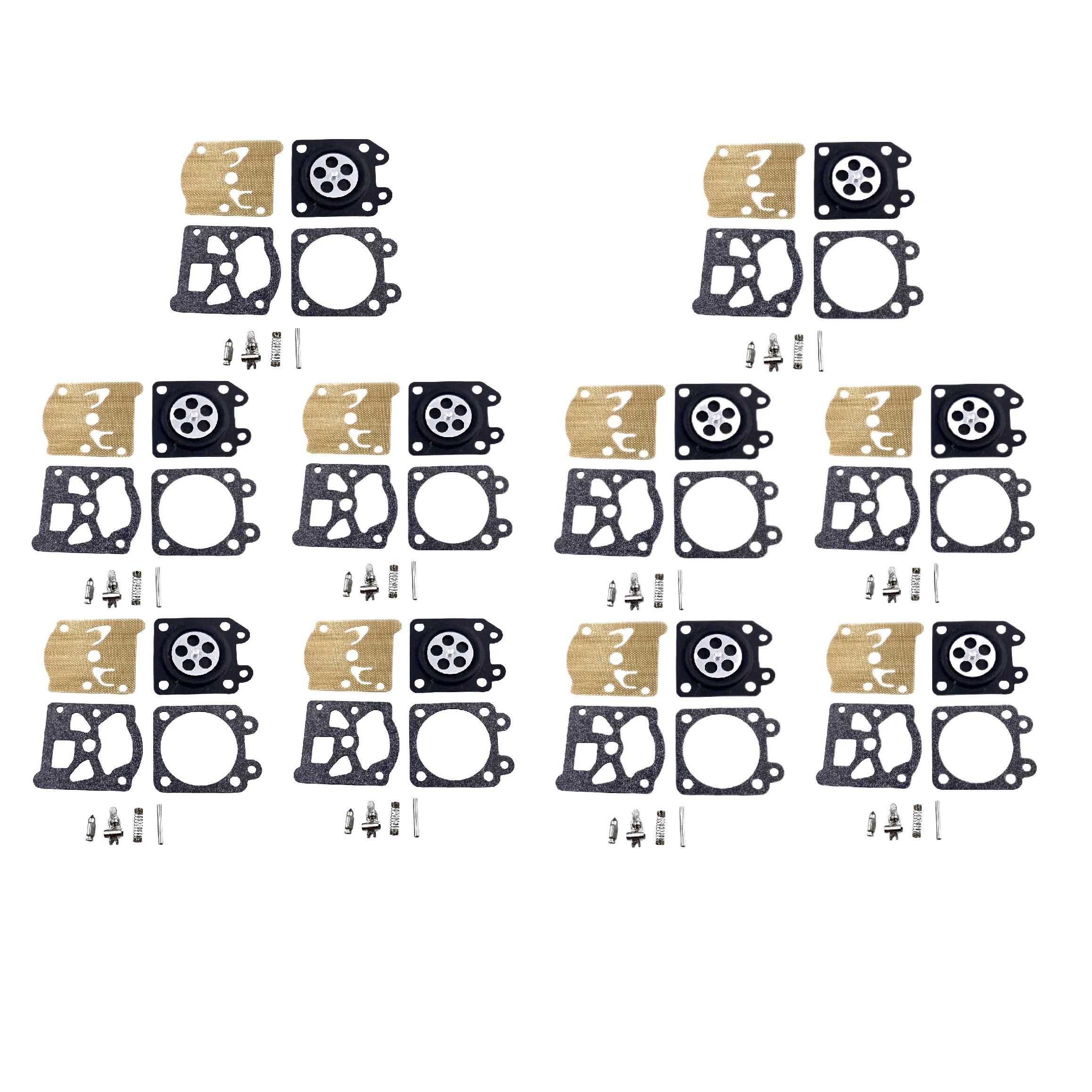 5 Set Di Riparazione Carburatore Ricostruzione Kit Ago Guarnizione Per
