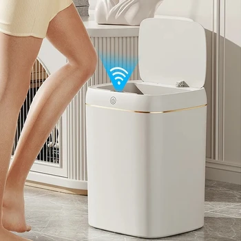 스마트 쓰레기통 자동 센서 조명, 고급 욕실, 주방, 거실 쓰레기통, 쓰레기통, 11 L, 13L
