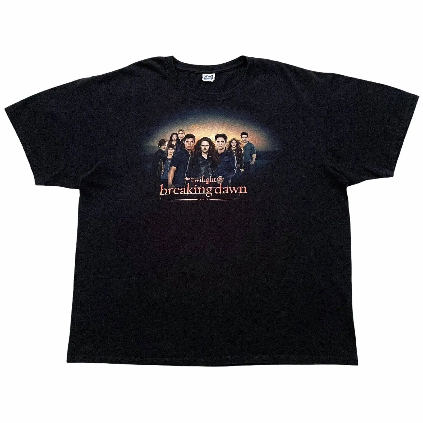 Vintage 2012 The Twilight Breaking Dawn Part 2 Shirt Size Xxl Movie Promo