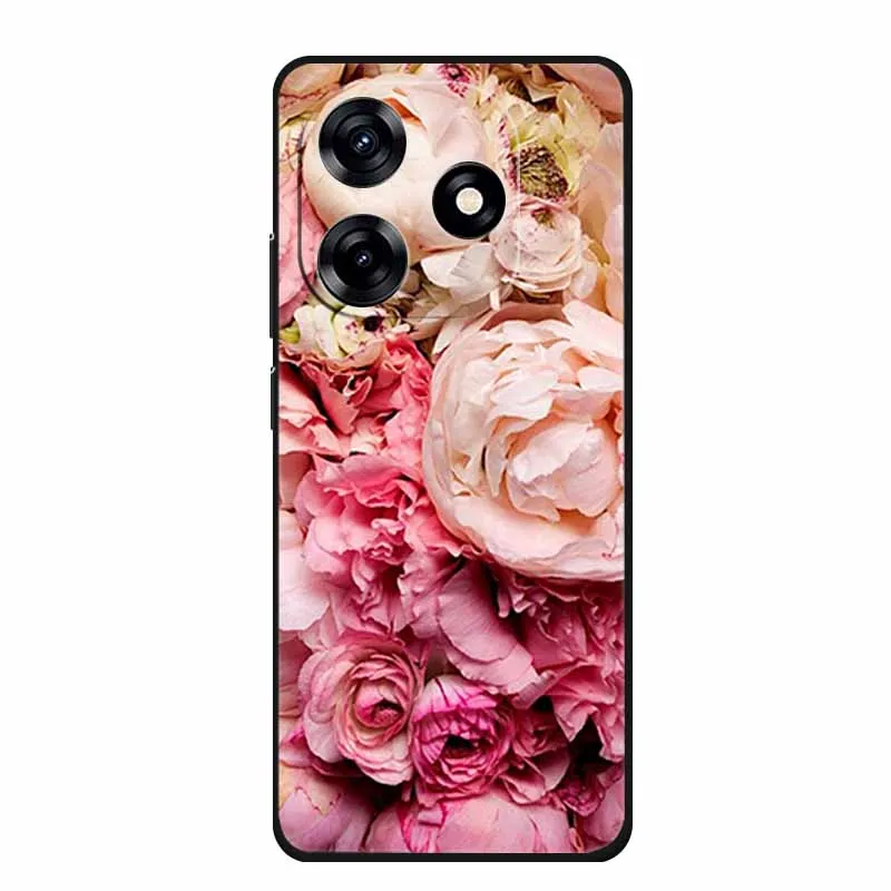 Animal Black Silicone Soft Back Phone Case Cover