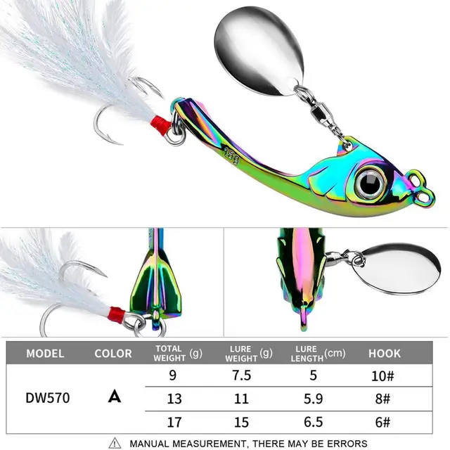 Rooster Tails Fishing Lures VIB Tremor Spinner Baits Metal Fishing Lures  With Hook Swimbaits Bass Fishing Trout Crappie Fishing - AliExpress