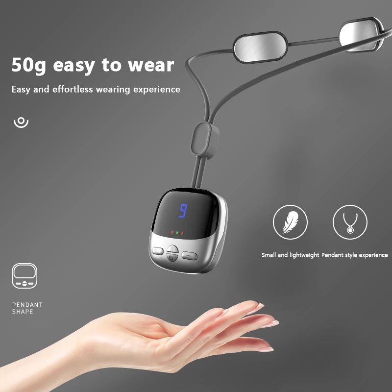Smart Neck Protector Cervical Massager Portable Mini Pulse Shoulder Cervical Massage Hot Compress Home Physical Therapy