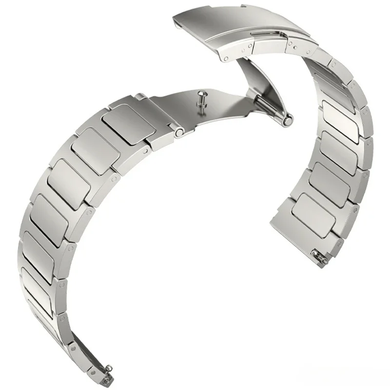No Gaps Quick Fit Luxury Titanium Strap For Samsung Galaxy Watch 6 Classic 47mm 43mm 40 44mm 5Pro 45mm Band For 4Classic 42 46mm