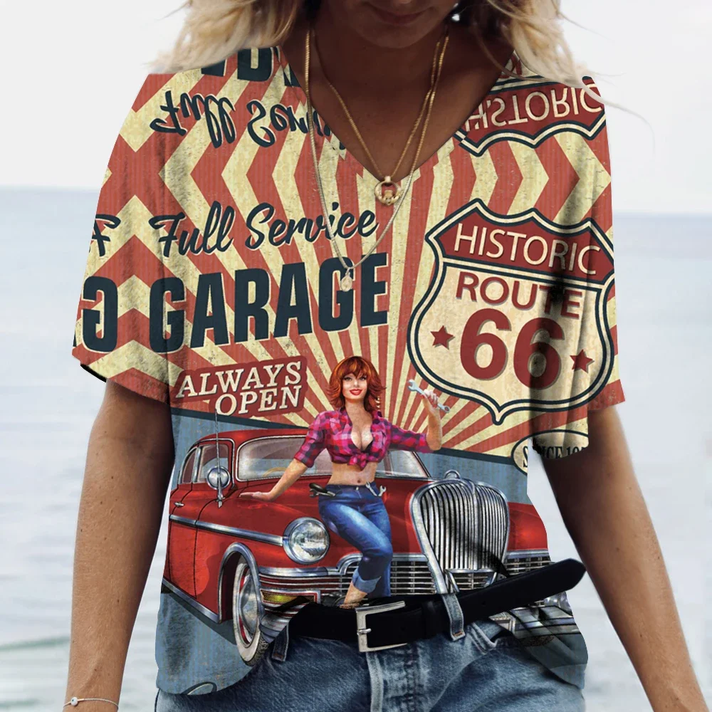 Рисунок 4 - Винтажная женская футболка US Route 66