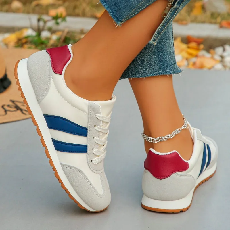 Women's Casual Cloth Surface Lightweight Sport Shoes 2025 Spring Autumn All-match Breathable Running Sneakers Zapatos De Mujer 3