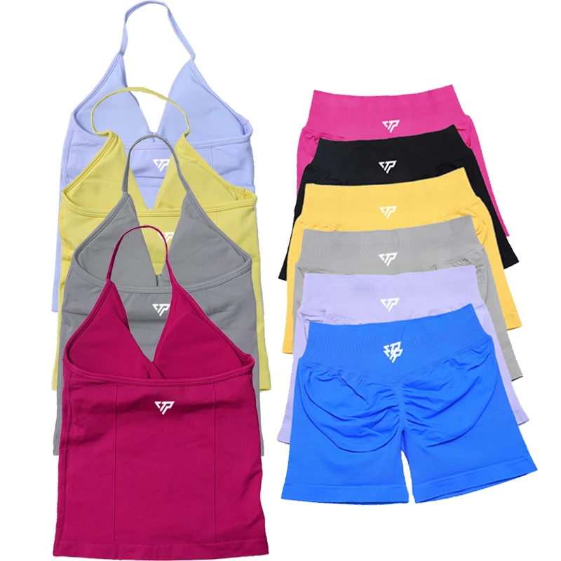 Seamless Gym Shorts Set 3