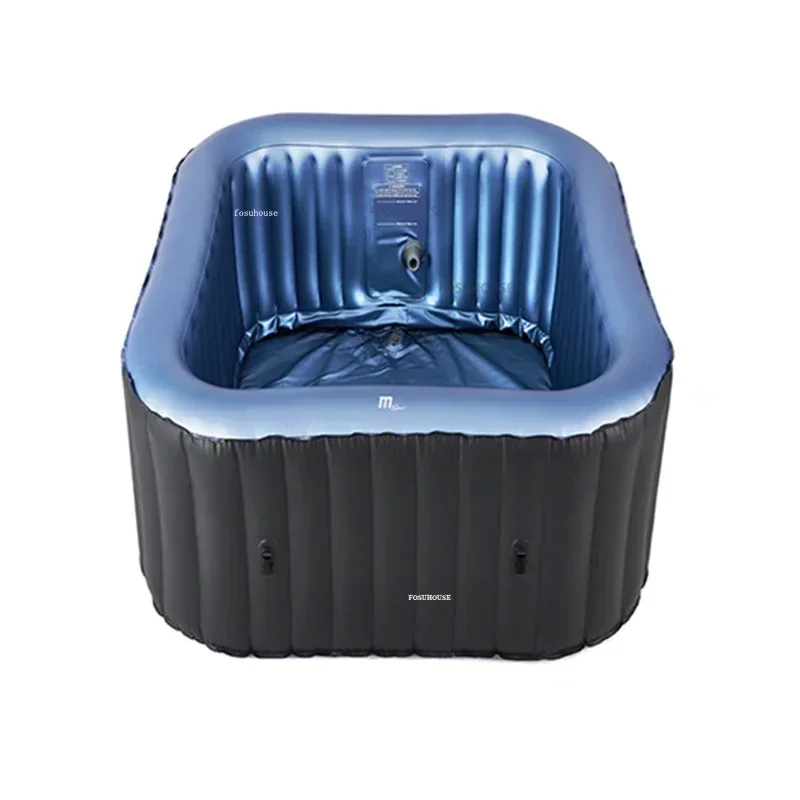 Modern Folding Adult Bath Household Bedroom Inflatable Bathtub Spa Sauna Room Portable Outdoor Folding Bathtub Whirlpool 5