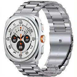 Stainless Steel Metal Strap Replacement Wristband - Galaxy Ultra 47mm (Silver)