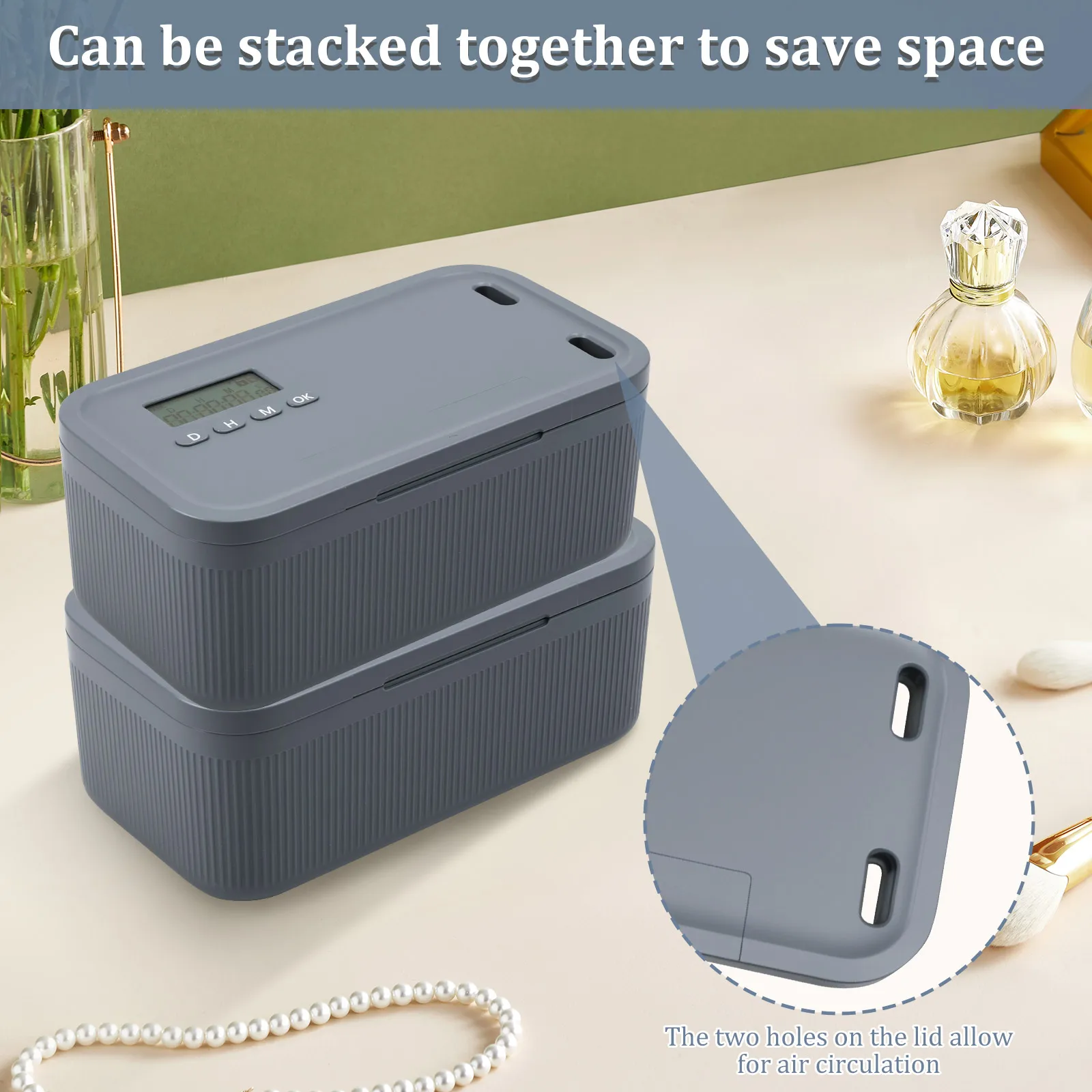 PP Plastic Time Lock Box Safe Storage Container