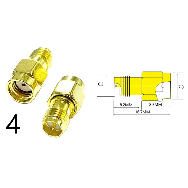DexMRtiC SMA Male / Female RF Coax Adapter Connector Straight Right Angle T Type Splitter Goldplated NEW Wholesale Type4