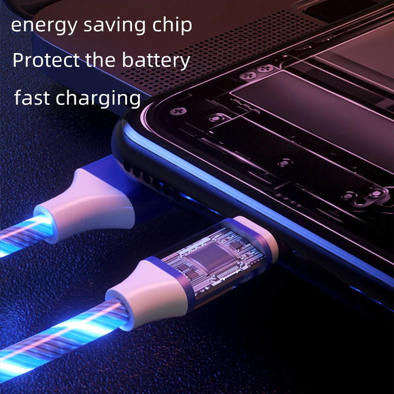 Flow Luminous LED Fast Charging USB Type C Cable