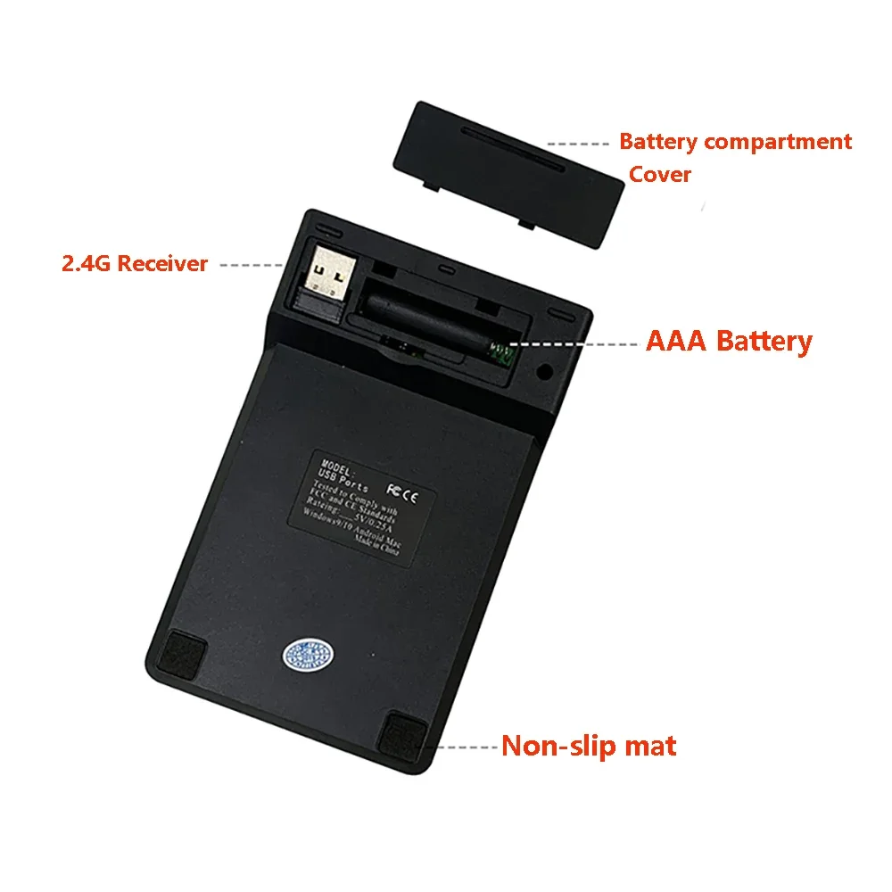 USB 2.4G Wireless Mini Number Keypad 18 Keys Digital Keyboard For iMac/MacBook Air/Pro Laptop PC Notebook Desktop