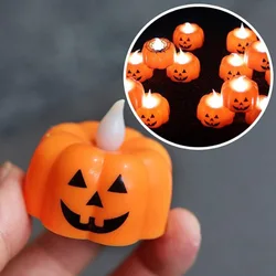 3 Pcs Resin Halloween Decorative Lights New Pumpkin Shape Spide Pattern Pumpkin Lantern New Strange Lamp Halloween