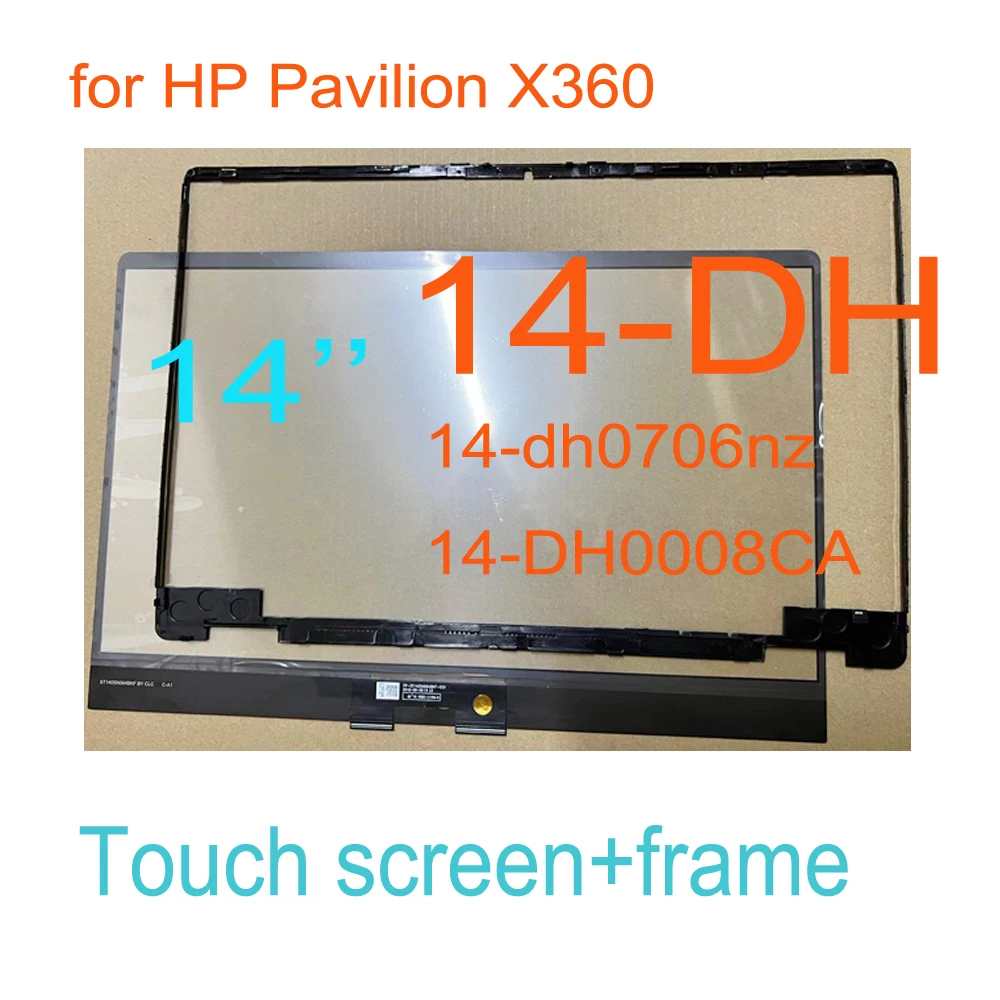 

14" Touch Digitizer for HP Pavilion X360 14-DH 14 DH Series 14-dh0706nz 14-DH0008CA L51119-001 Laptops Touch Screen Replacement