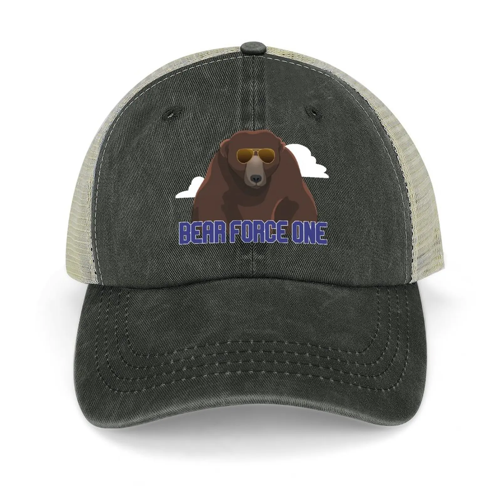 

Bear Force One Transparent Cowboy Hat Hat Luxury Brand Beach Military Tactical Cap Dropshipping Men's Baseball Women's