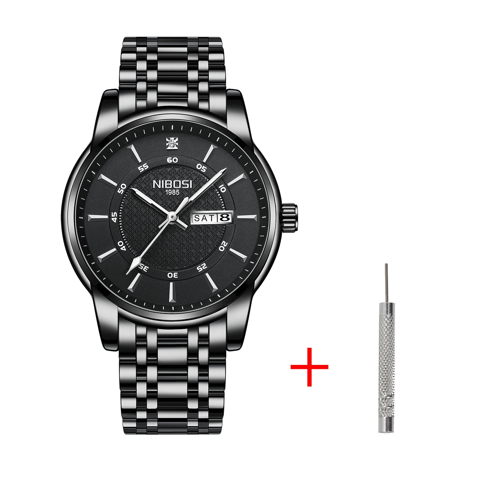 Relogio Masculino NIBOSI Brand Design Men Watch Waterproof Stainless Steel Sports Quartz Watches For Men Relojes Para Hombre 