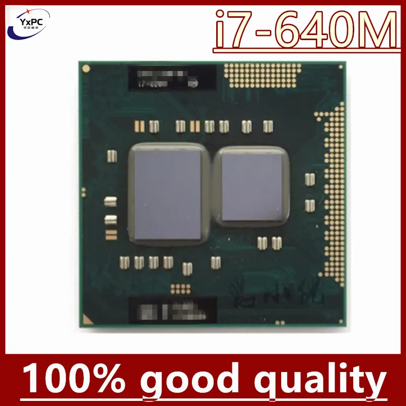 

i7-640M i7 640M SLBTN 2.8 GHz Used Dual-Core Quad-Thread CPU Processor 4W 35W Socket G1 / rPGA988A