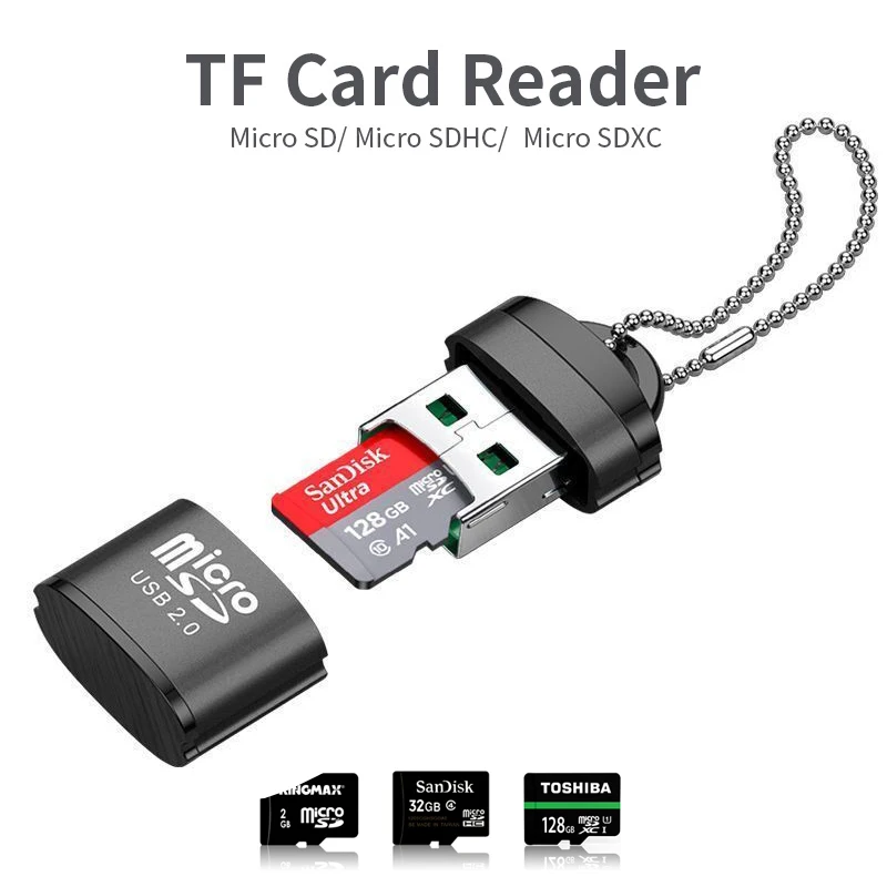 Usb 2.0 Micro Sd Card Reader Otg Adapter Mobile Phone Adapters