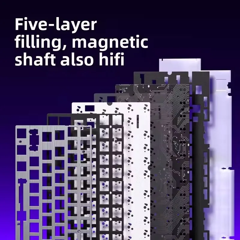 AULA HERO 84HE 8K INSTOCK Magnetic Switch Gaming Keyboard E-sport Custom RGB Mechanical Keyboard Ergonomics Game Accessories New