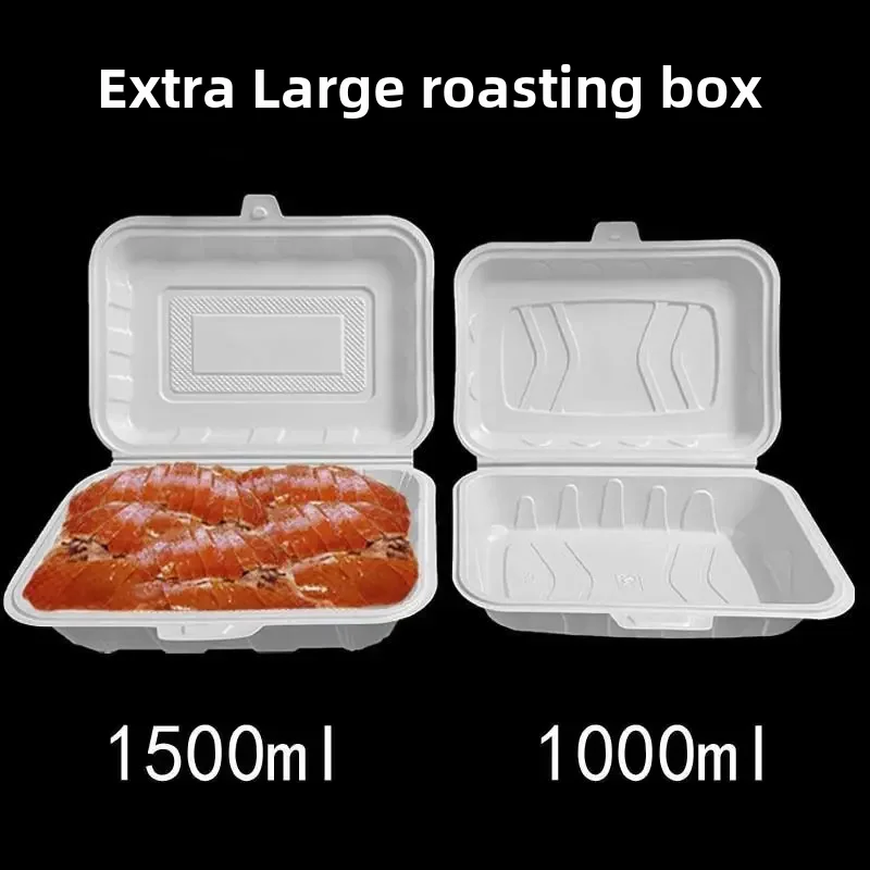 Disposable One-piece Meal Box Barbecue Lunch Box Breakfast Quick Meal Goose Delivery Rice