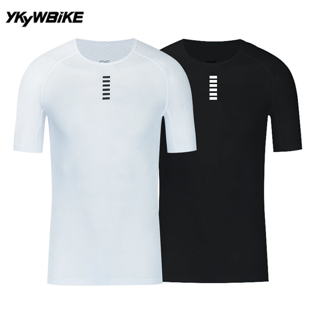 YKYWBIKE Cycling Base Layer Men Short Sleeve Bike Sports Shirt Bicycle Underwear Racing Bicycle Shirt MTB Clothing Breathable cycling underwear,cycling shirts