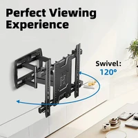 Full Motion TV Wall Mount Bracket For 50"-90" Articulating 8 Arms TV Wall Mount Stand Swivel Tilt Bracket TV, Max VESA 600x500mm - Image 6
