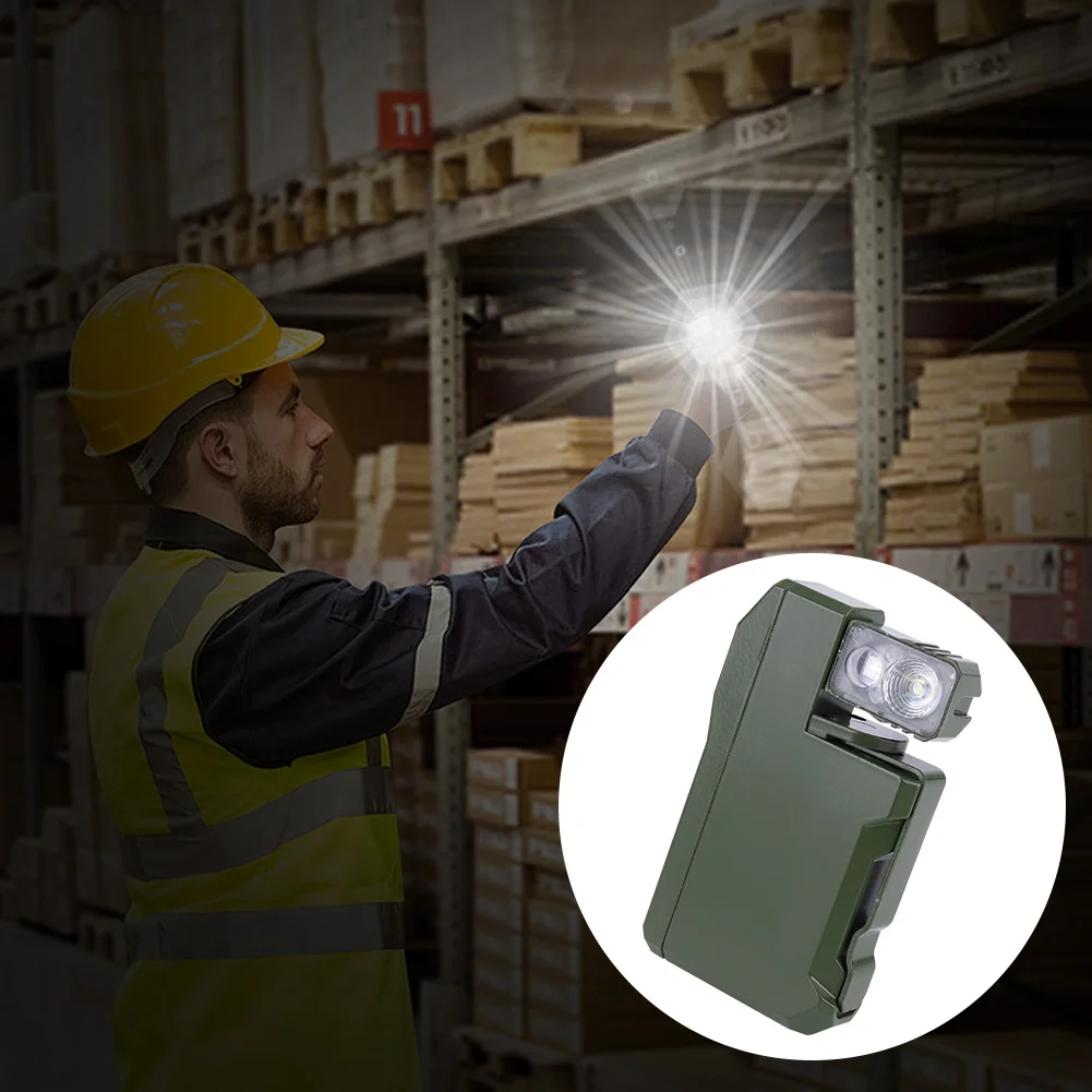 400LM Pocket Torch Rechargeable LED Keychain Light for Outdoor Camping (Green)