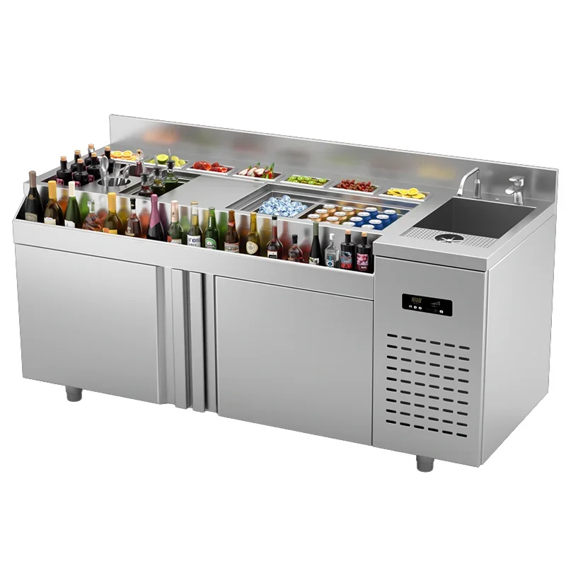 Professional American Style Bar Furniture Portable Bar Cabinets Equipment For Sale With Steel