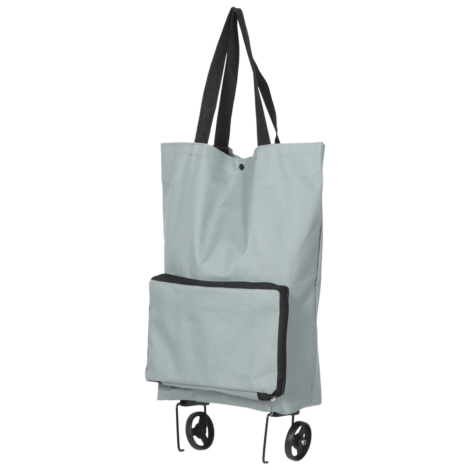 

Portable Shopping Tug Bag Foldable with Wheels Collapsible Trolley Grocery Cart on Tote Storage Bags for Hand Truck
