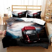 microscopisch Overstijgen suiker Scania Truck Dekbedovertrek Zacht Dekbed Cover Microfiber Dier Beddengoed  Set Tijger Patroon Dekbedovertrek Voor Room Decor 2/3Pcs - AliExpress