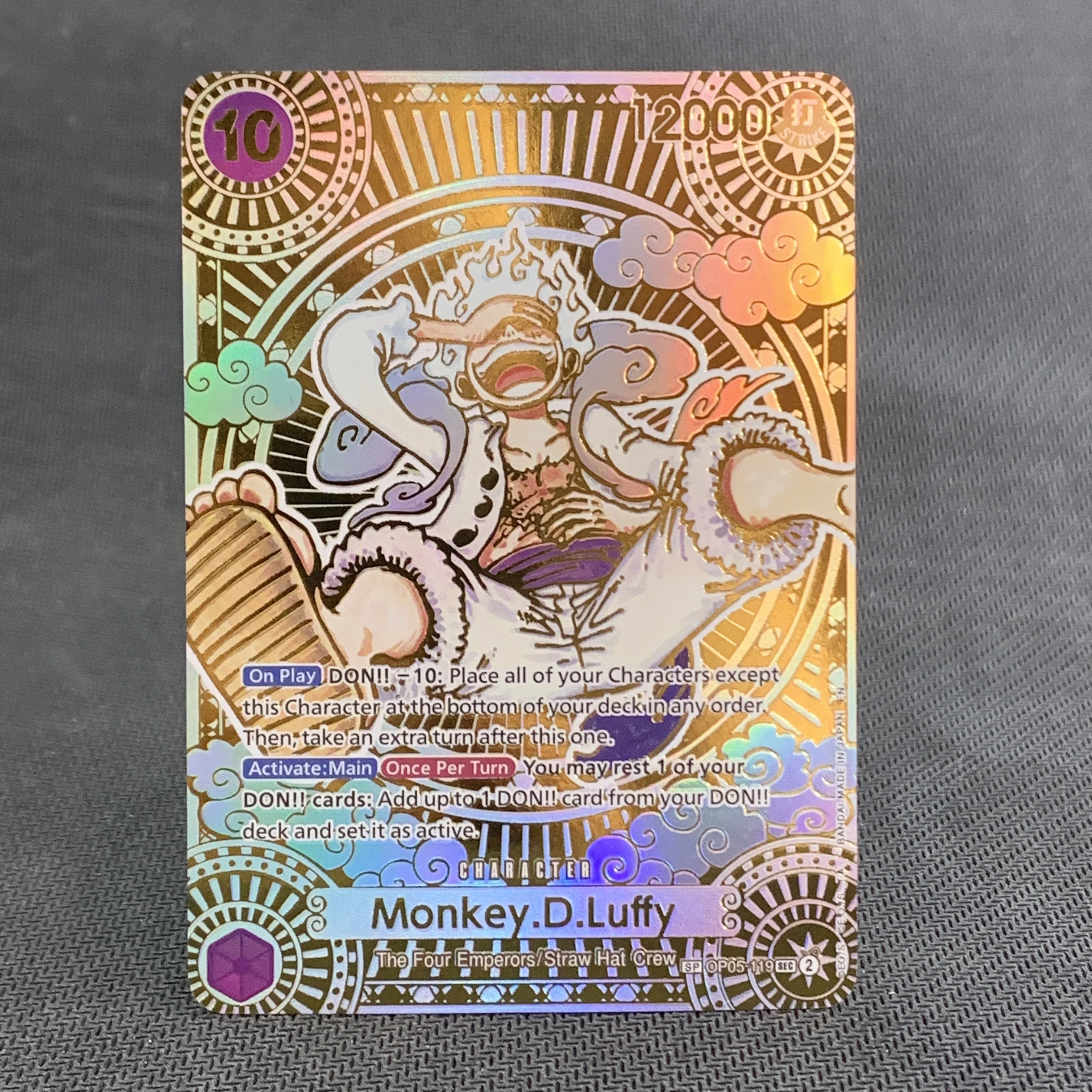 Anime Cards One Piece OPCG English Game Sanji Zoro Flampe Smoker D.Luffy(OP) Kuzan Kid Newgate Collection Cards