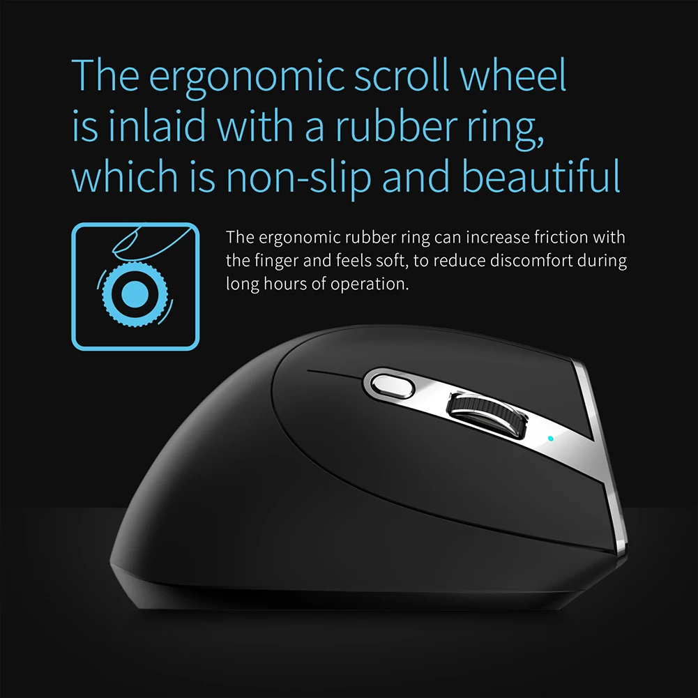 ergonômico mouse vertical sem fio direita da mão esquerda computador jogos ratos óticos usb para computador portátil