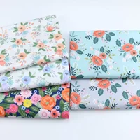 160x50cm Pastoral Flower Twill Cotton Print sewing Fabric Making Bedding Dressing Cloth 5