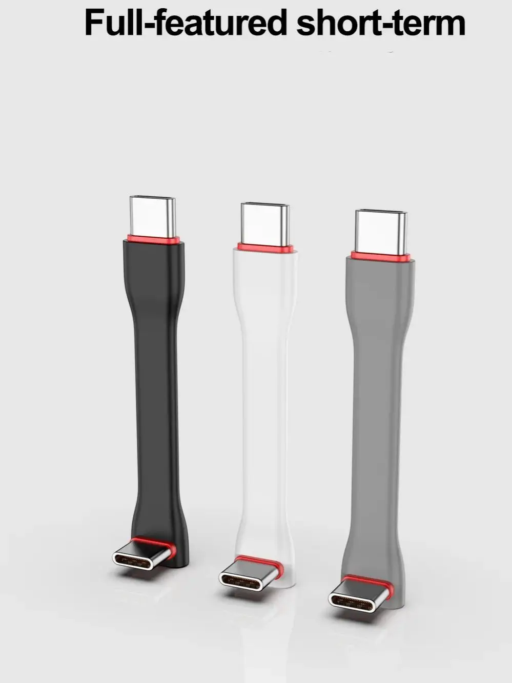 20Gbps Schnelles C-T-C-Kabel Typ-C Datenkabel Motorrad-Elektronikzubehör Kurzes Flachkabel 20G Geeignet für iPhone15Pro Max – Detail 6