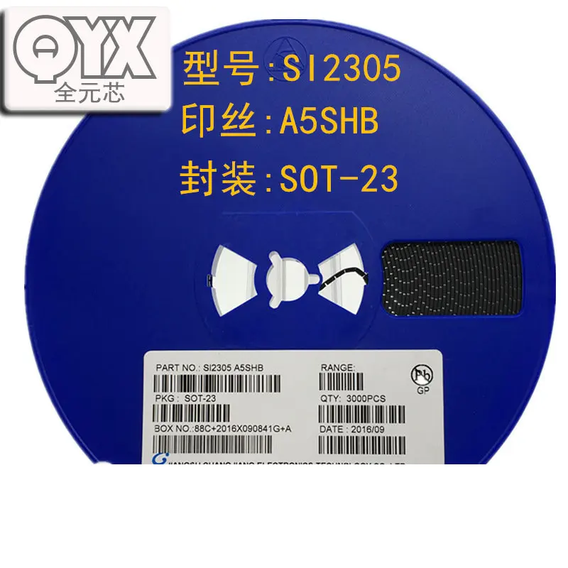 

10 шт./лот SI2305 Silkscreen A5SHB 2.8A 3.6A SOT-23