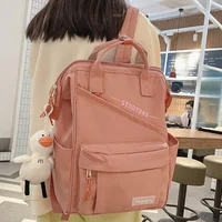 Lady Purple Waterproof Kawaii Backpack Fashion Women Laptop Nylon Mommy Bag Girl Cute Travel Female Rucksack Trendy College Bags 2