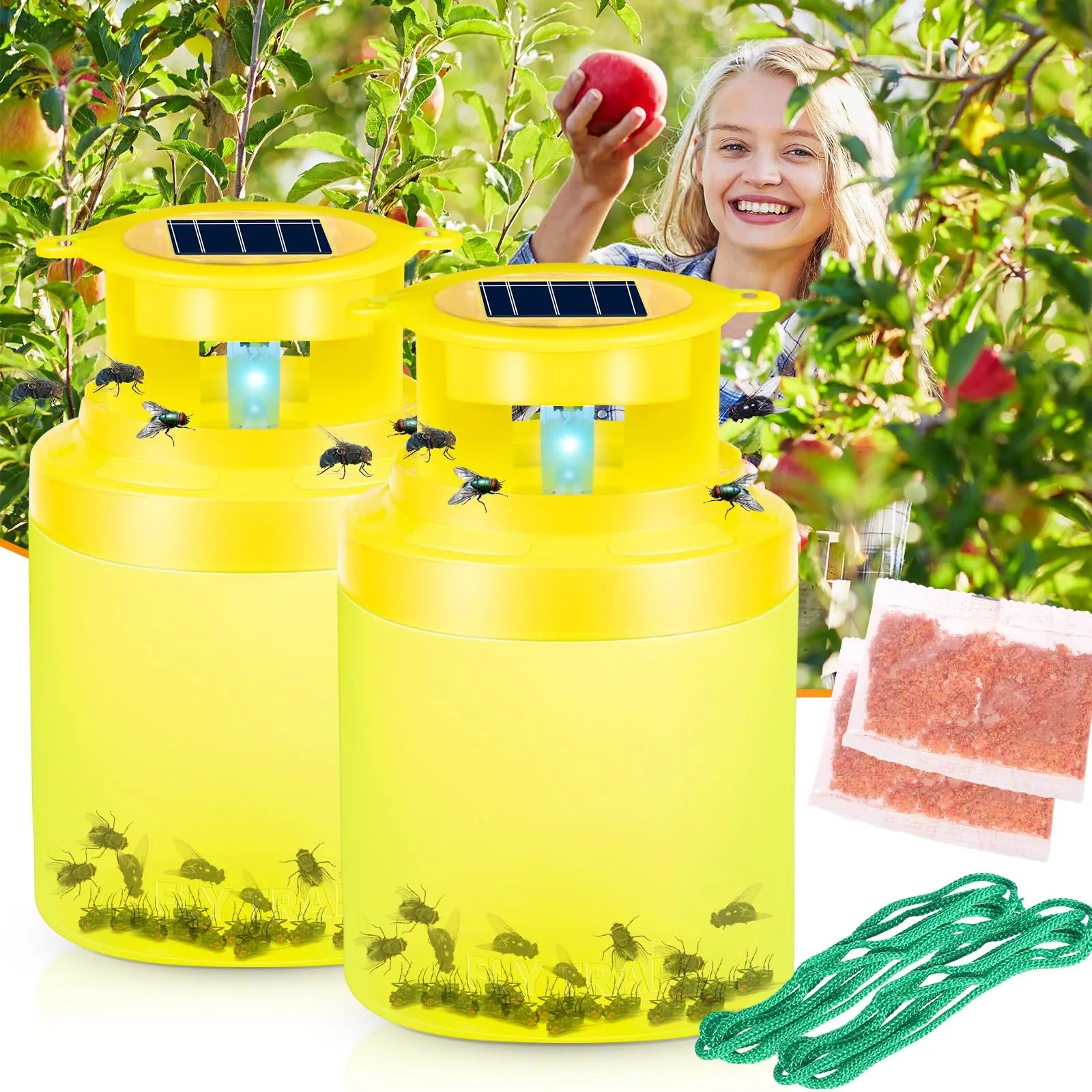 Outdoor Garden Farm Hanging Mosquito Killer Insect Bee Trap Reusable Pest Trap Fly Killer Pest Rejection Control Prevention Tool